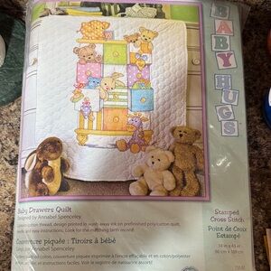 Baby Drawers Quilted Nursery Wall Hanging - Pastel Multicolor